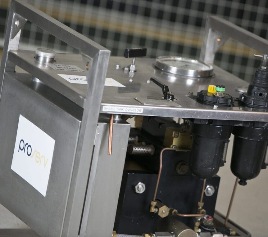 Hydrostatic test equipment